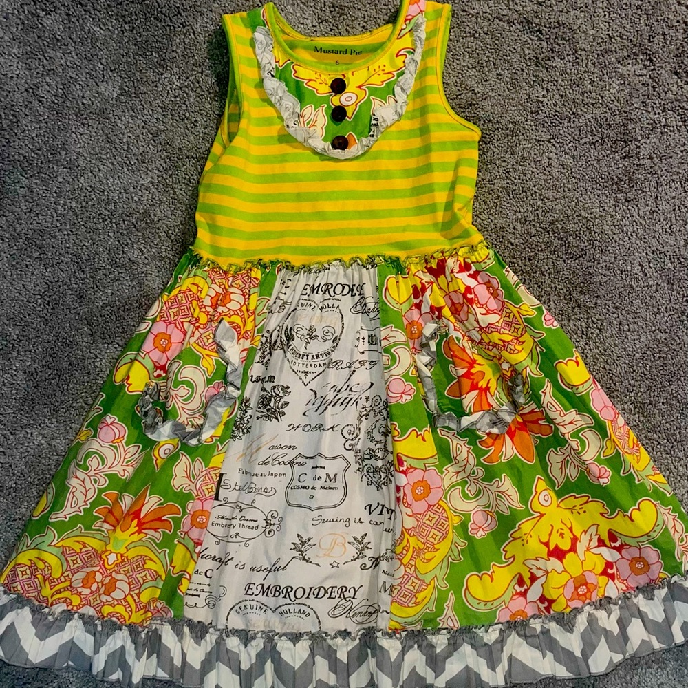 Mustard Pie 🥧 Dress